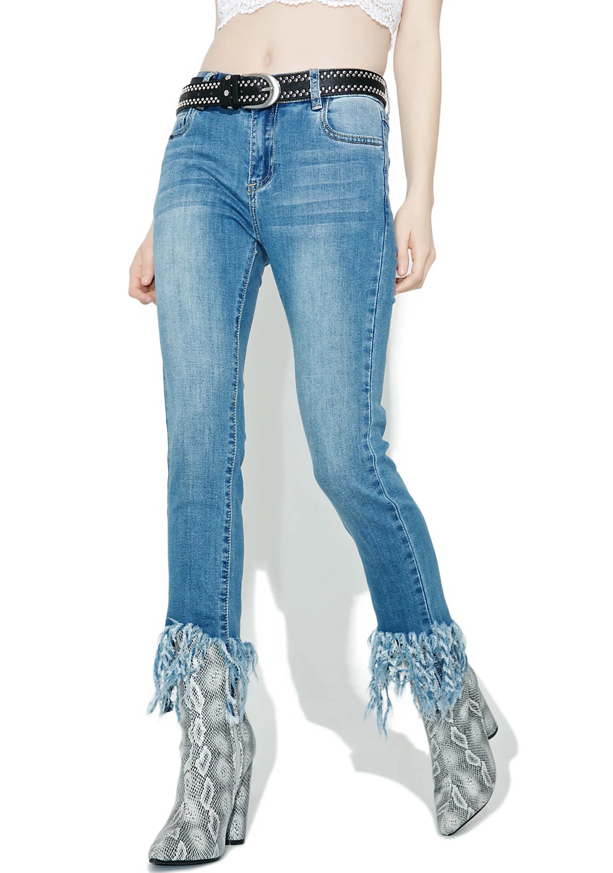 Rookie Fringed Skinnies