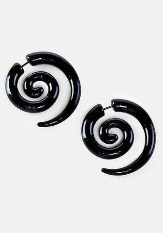 Modulation Spiral Earrings