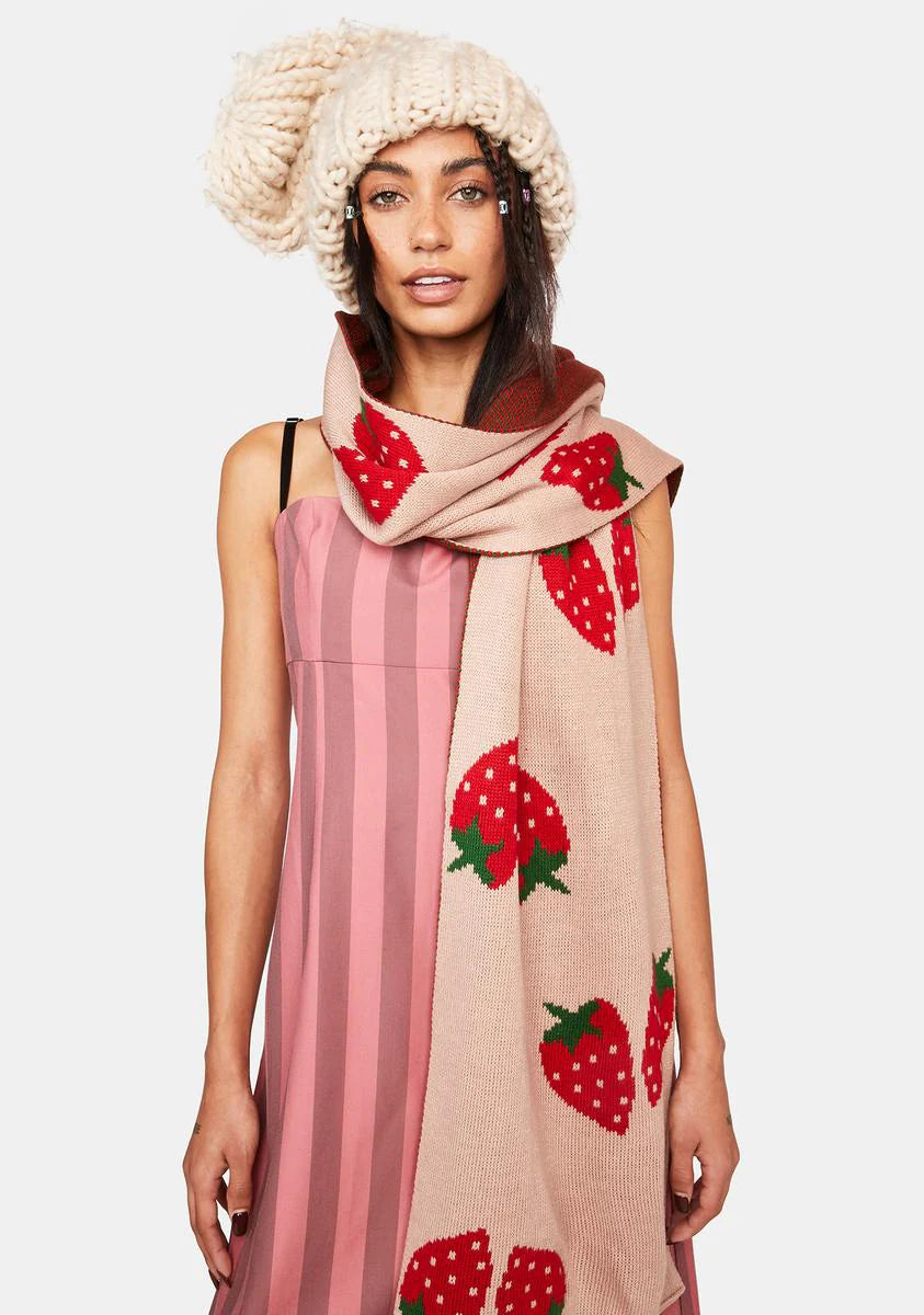 Shortcake Sweetie Strawberry Scarf