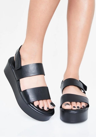 Coffee Break Platform Sandals