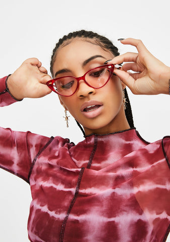 Sharp Intuition Cat Eye Sunglasses