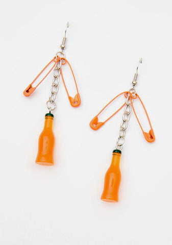 Crush Safety Soda Drop Earrings