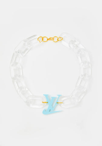 Sporty Luxe Acrylic Choker