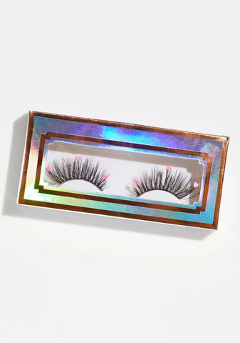 Pink Heart Lashes