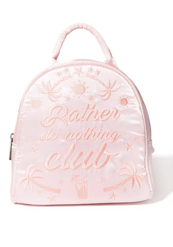 Rather Do Nothing Club Mini Backpack