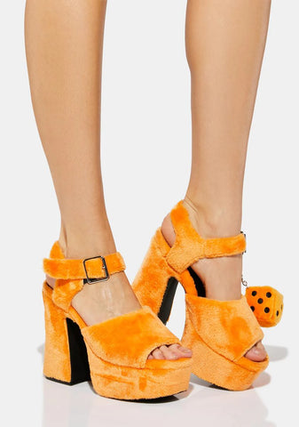 Snake Eyes Fuzzy Mary Janes