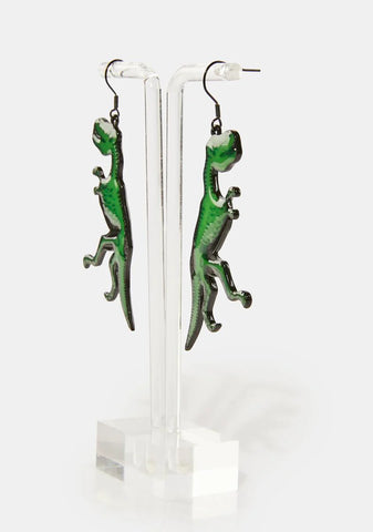 Dino Effect Drop Earrings