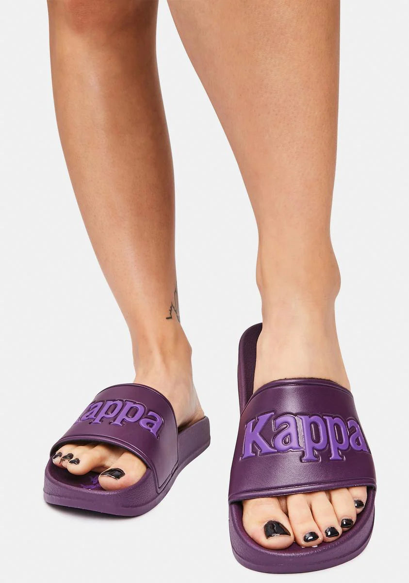 Dark Violet 222 Banda Adam 17 Slide Sandals
