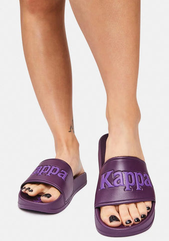 Dark Violet 222 Banda Adam 17 Slide Sandals