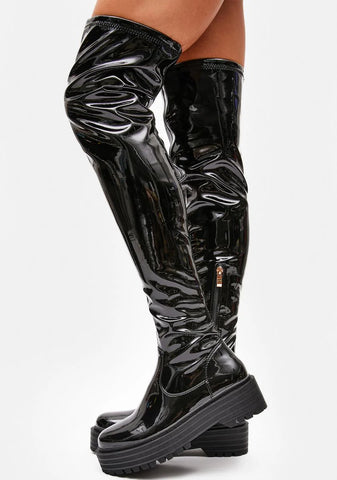 A Lil Somethin For U Flatform Boots