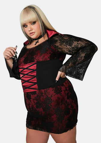 Plus Blood Thirsty Vampire Costume