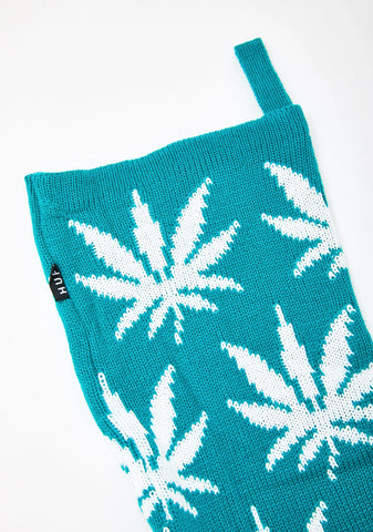 Teal Plantlife Stocking