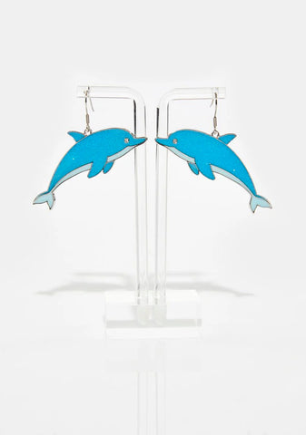 Luv Ur Energy Dolphin Earrings