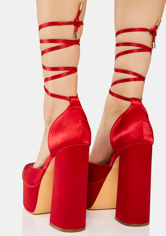 Scarlet Plus One Platform Heels