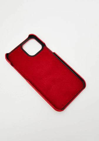 Red Puffer iPhone Case