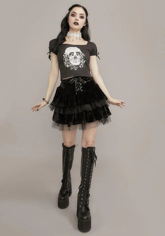 Death Grows Graphic Baby Tee