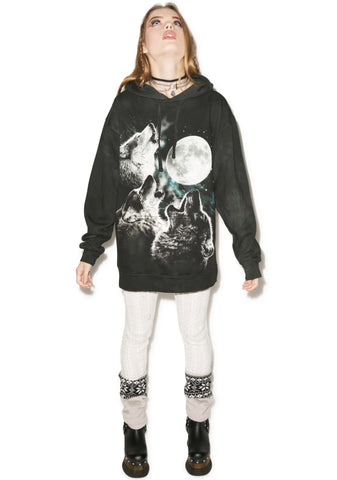 Three Wolf Moon Hoodie