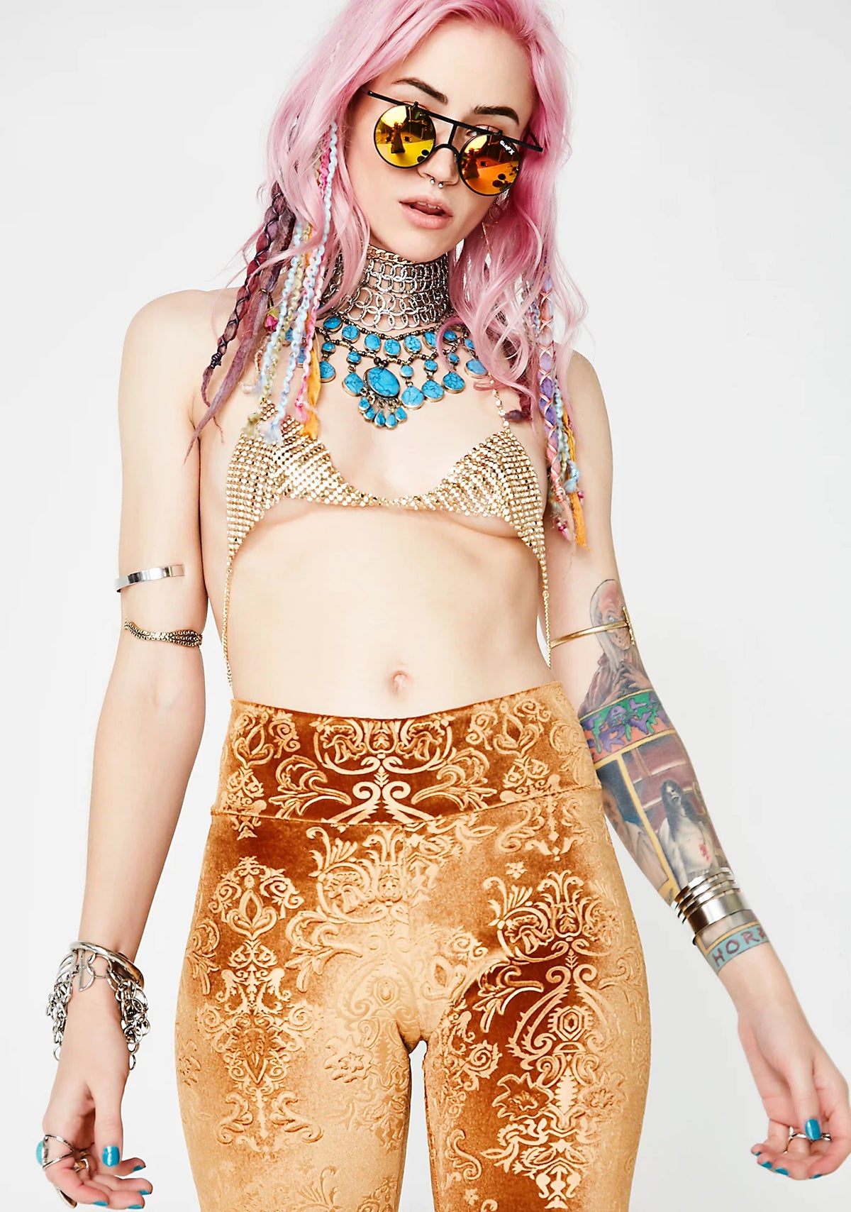 Shimmer Show Chainmail Bra