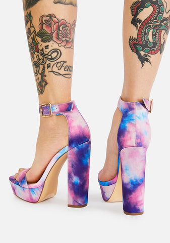 Sunset Model Walk Platform Heels