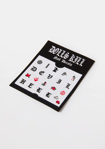 Hot In Here Nail Decals