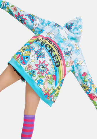 Happy Go Lucky Zip-Up Hoodie