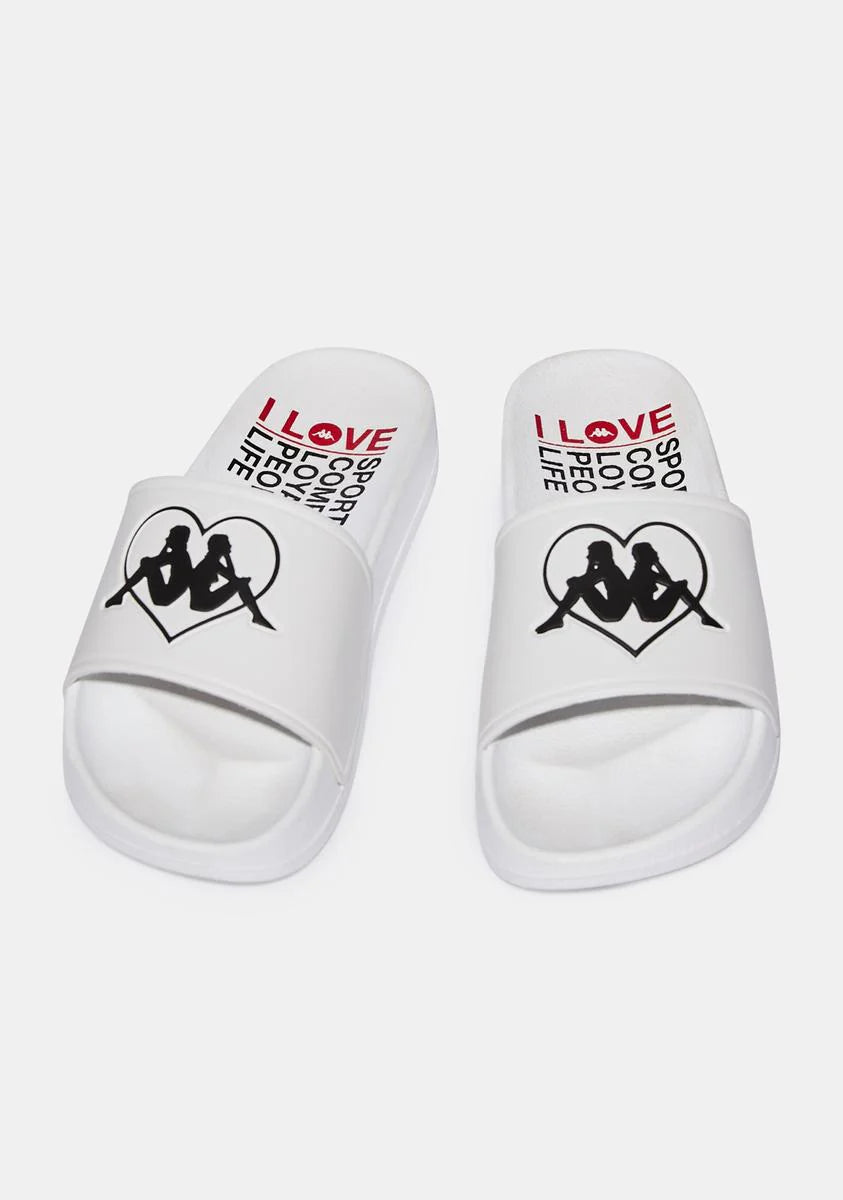 White Authentic Aasiaat 1 Slide Sandals