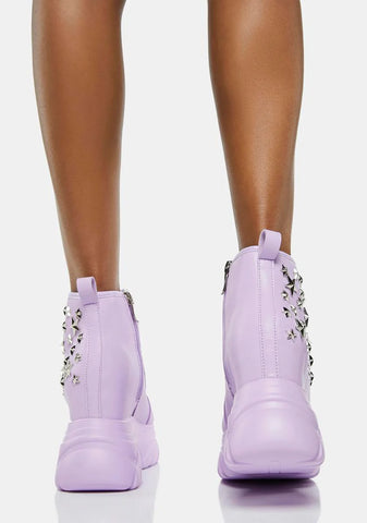 Purple Date-03 Sneakers