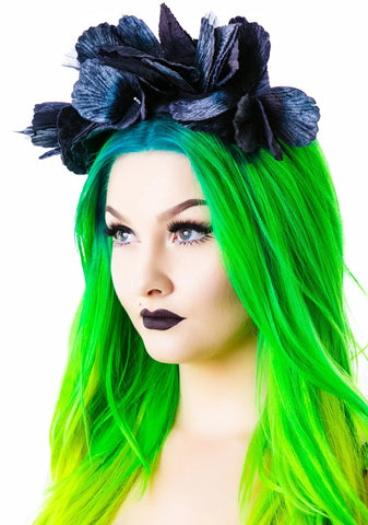 Lana Velvet Noir Crown