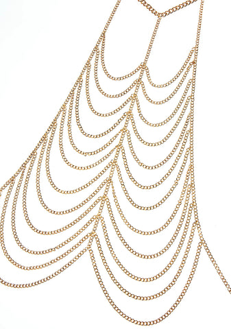 Make 'Em Gold Body Chain