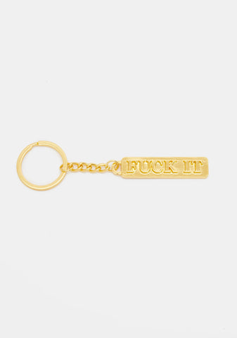 F It Keychain
