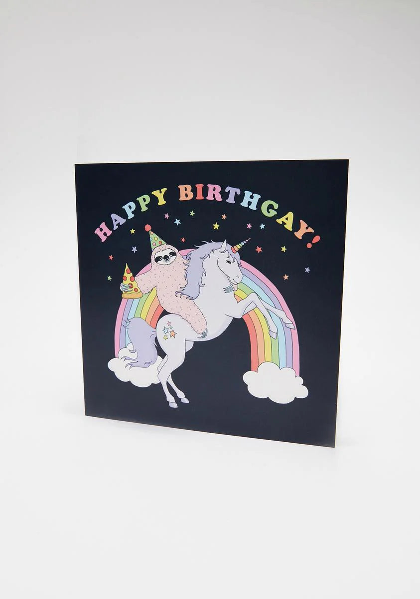 Happy Birthgay Greeting Card
