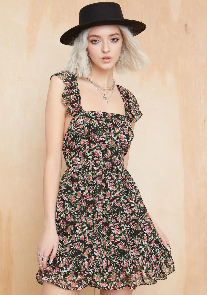 Springtime Sadness Apron Dress