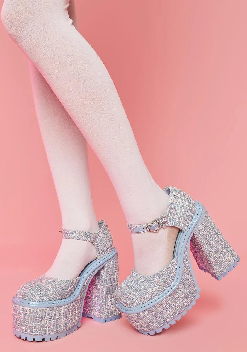 Casual Friday Tweed Mary Janes