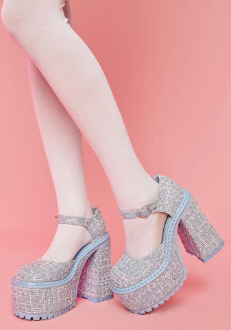 Casual Friday Tweed Mary Janes