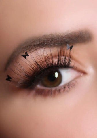 Black Flutter Lashes