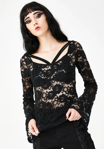 Heartsease Lace Top