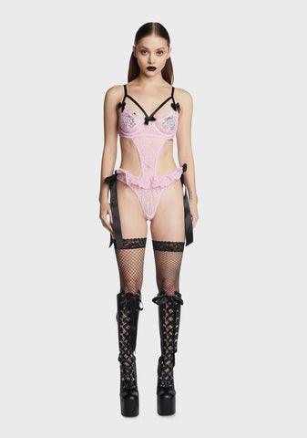 Ill-Fated Romance Lace Bodysuit