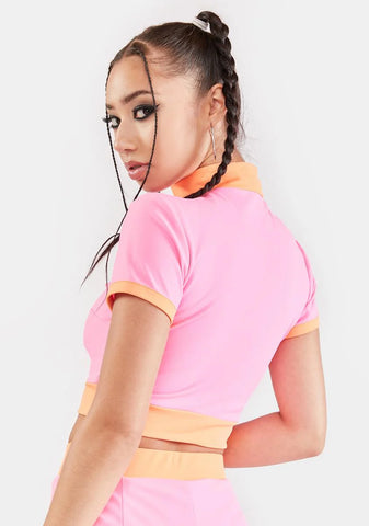 Suga Dive Two Tone Skirt Set