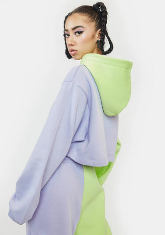 Sorbet Cropped Hoodie