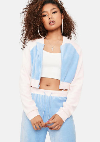 Baby Y2K Dreams Velour Tracksuit