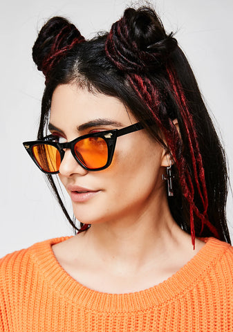 Down For It Cat Eye Sunglasses
