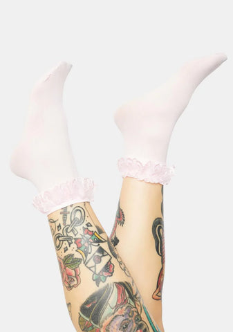 Baby Blushin' Ruffle Socks