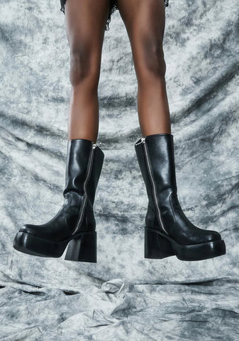 New Moon Mischief Knee High Boots