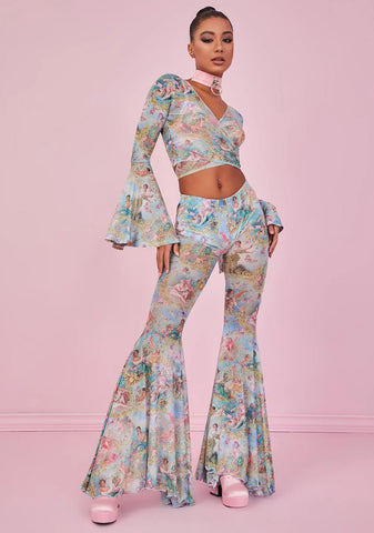 Divine Lush Opulence Flare Pants