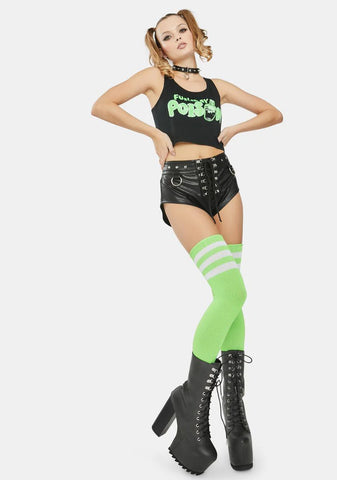 Atomic Rack 'Em Up Athletic Thigh Highs