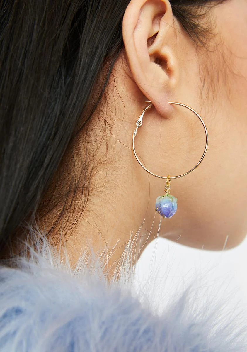 Buy Me Berries Hoop Earrings