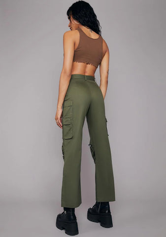 Varsity Player Canvas Cargo Pants