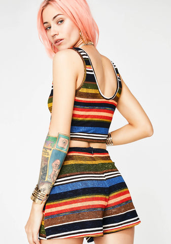 Deja Vu Striped Shorts