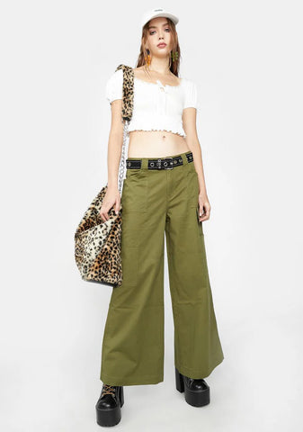 I'm The Realest Pointelle Crop Top