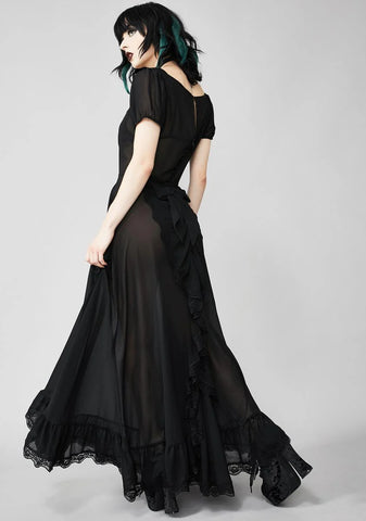Sheer Deadication Maxi Dress